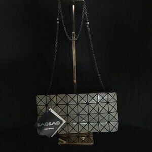 Issey Miyake GreyGeometric Shoulder Bag